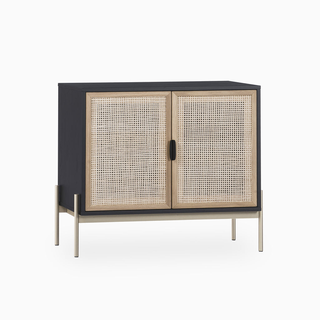 Small Aria Sideboard in Black and Gold