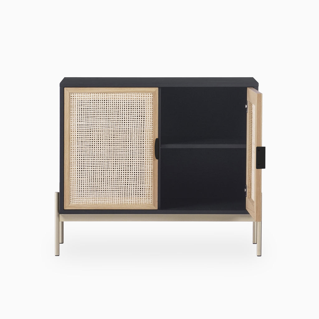 Small Aria Sideboard in Black and Gold