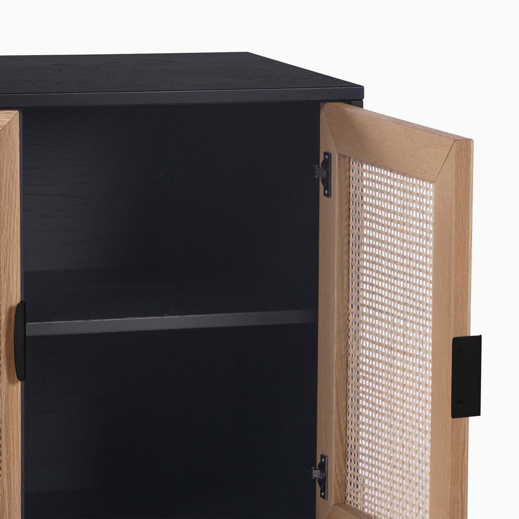 Small Aria Sideboard in Black and Gold