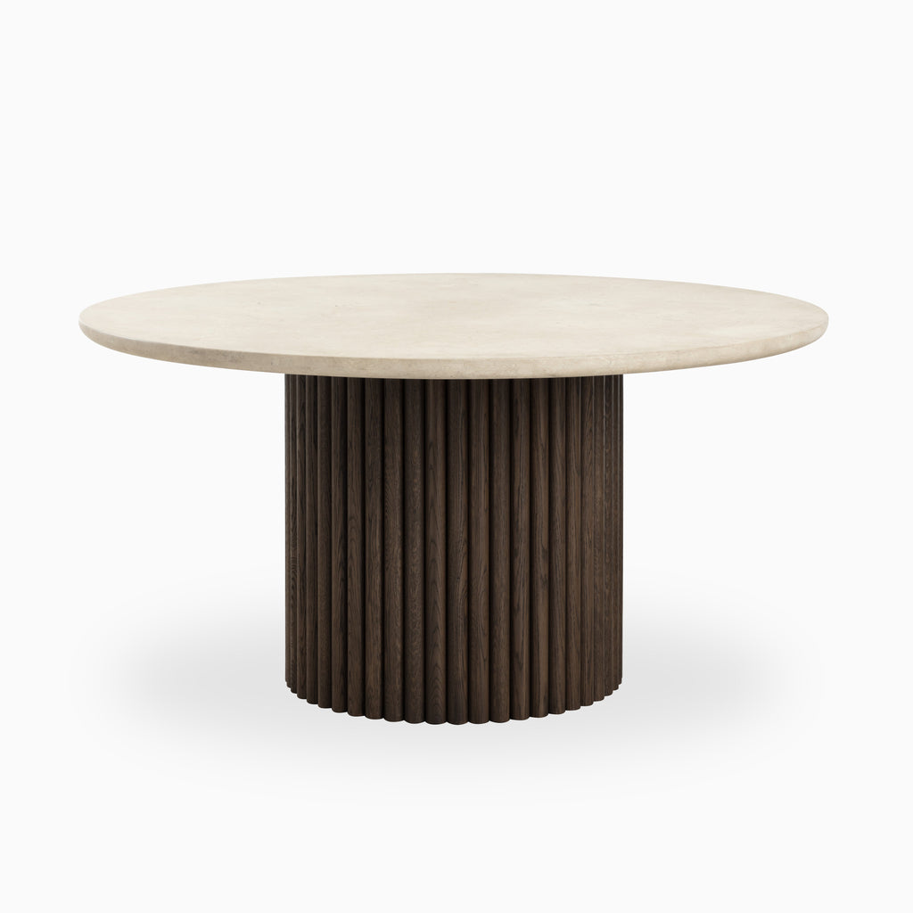 Leonardo 59 Dining Table in Brown