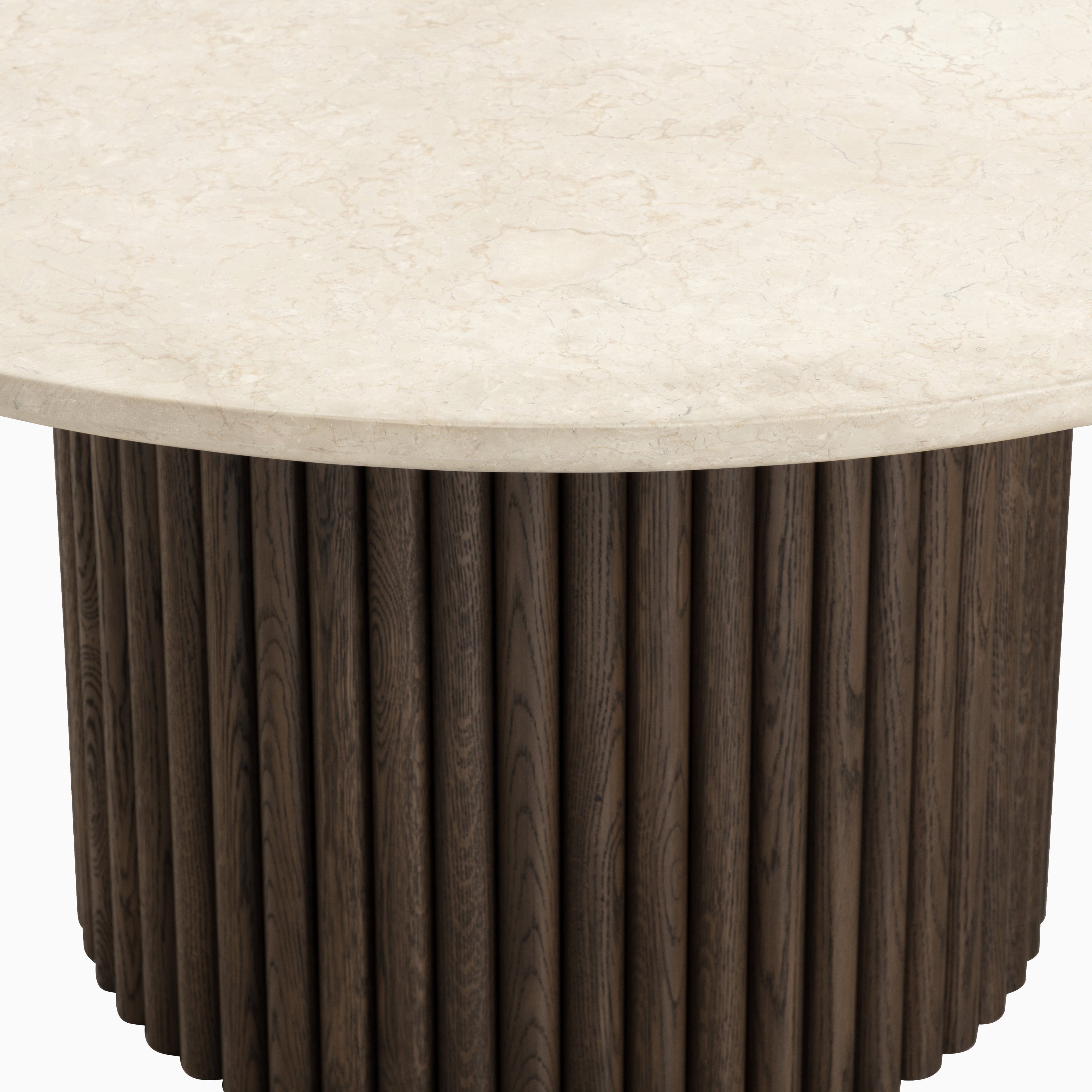 Leonardo 59 Dining Table in Brown