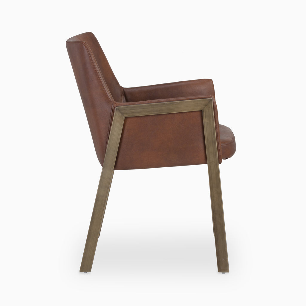 Gideon Dining Chair in Brown