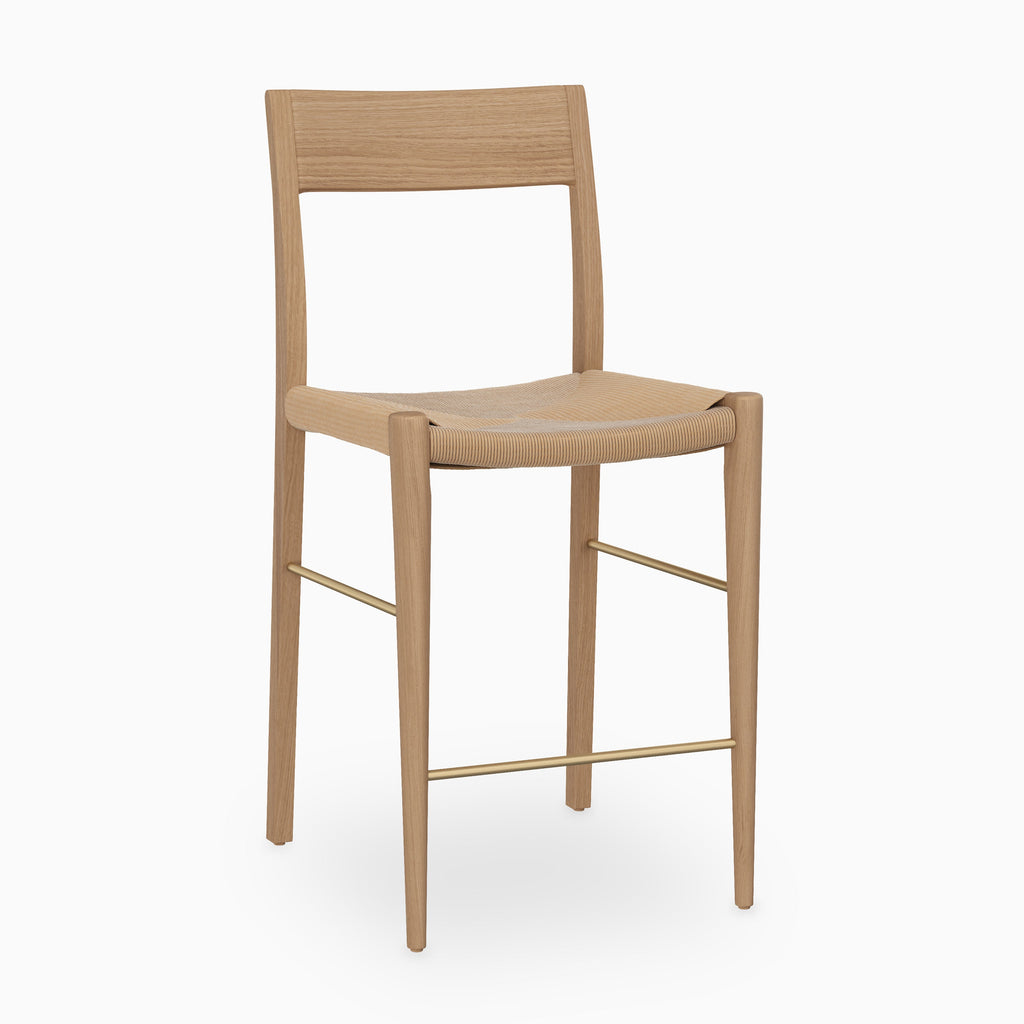 Genevieve Counter Stool in Light Oak