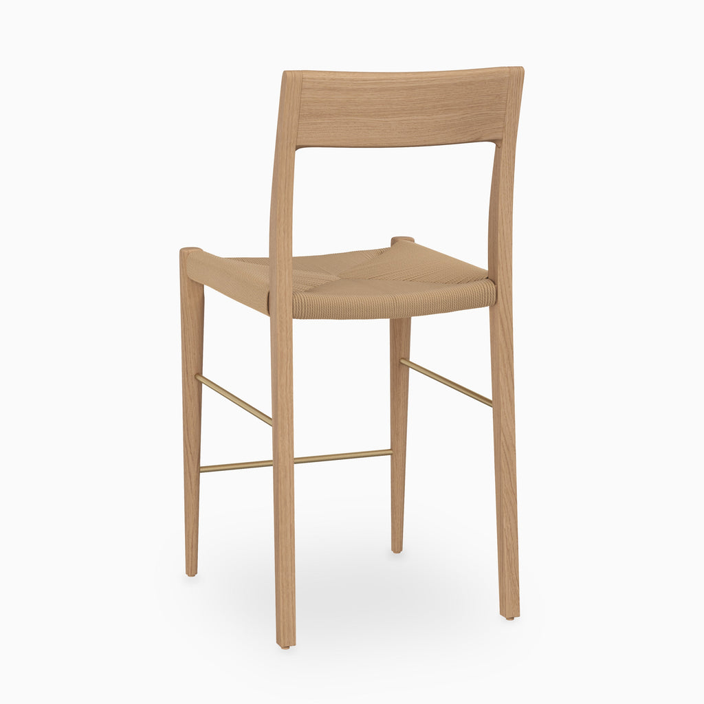 Genevieve Counter Stool in Light Oak