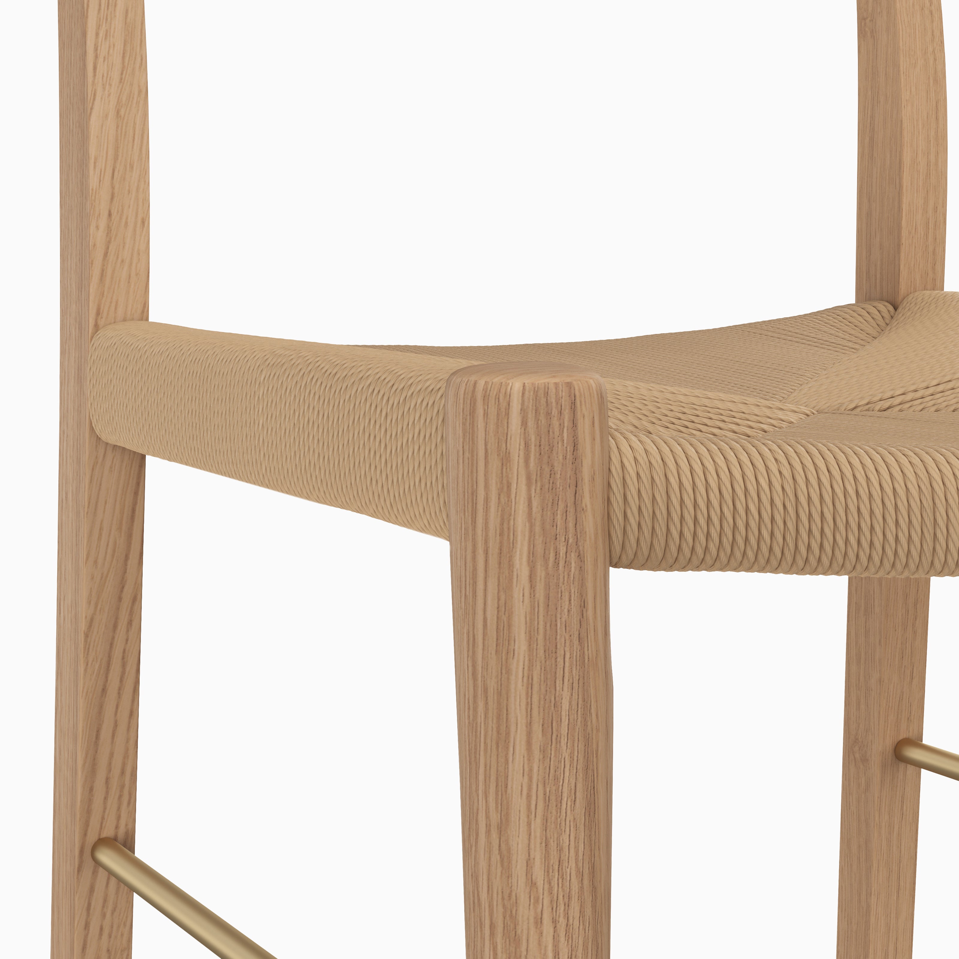 Genevieve Counter Stool in Light Oak