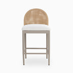 Darcy Outdoor Counter Stool in Cream