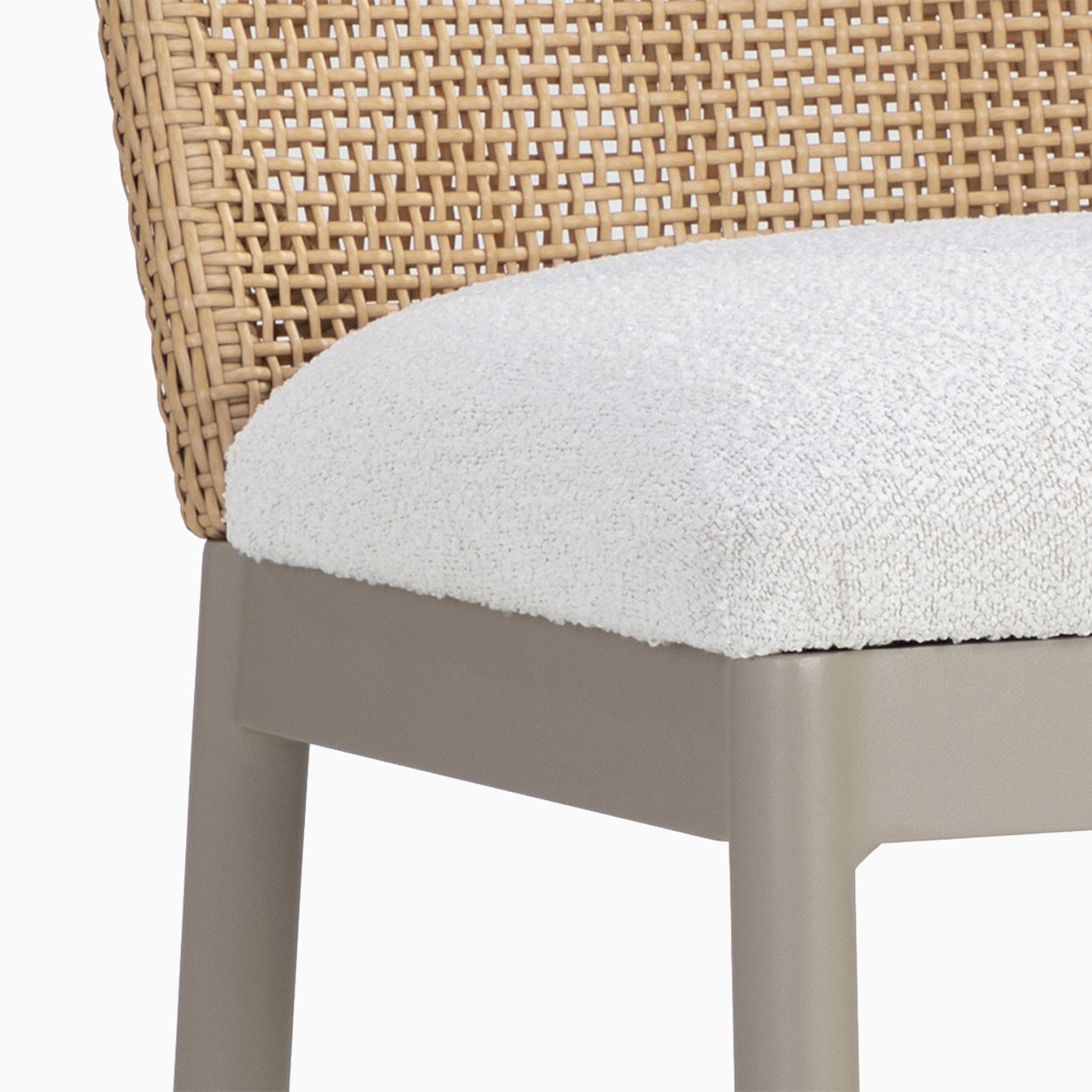 Darcy Outdoor Counter Stool in Cream