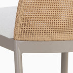 Darcy Outdoor Counter Stool in Cream