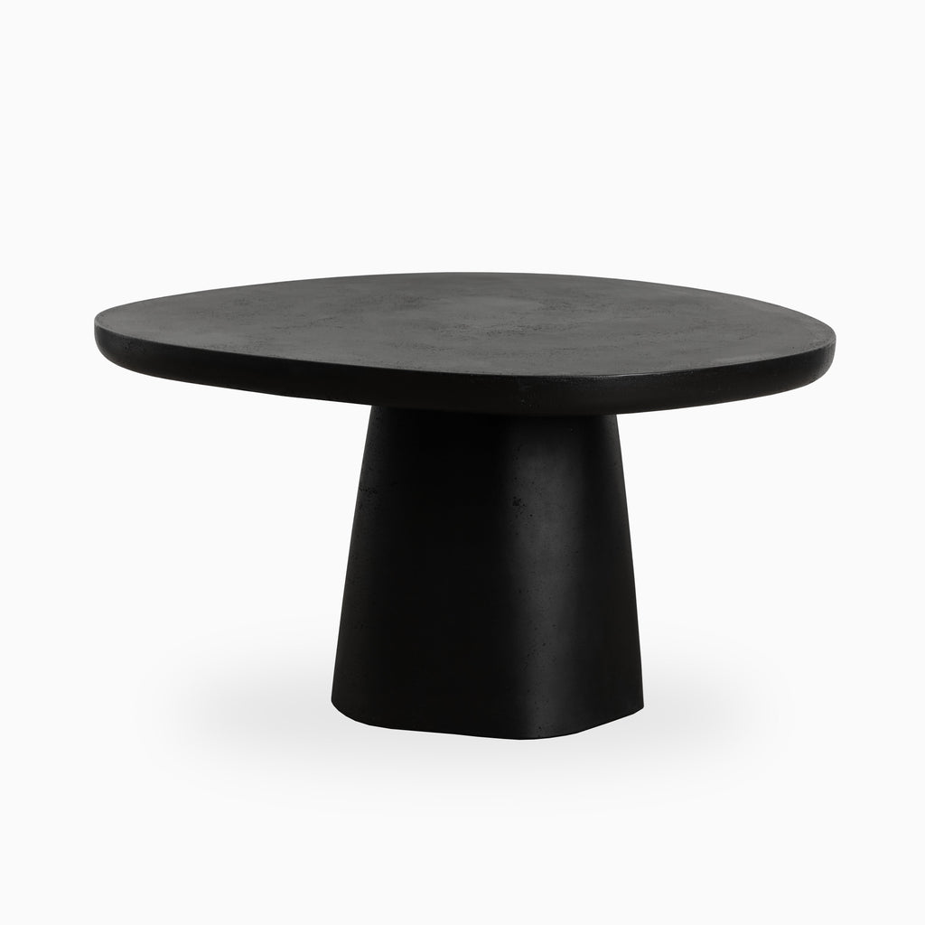 Selena 55 Outdoor Dining Table in Black