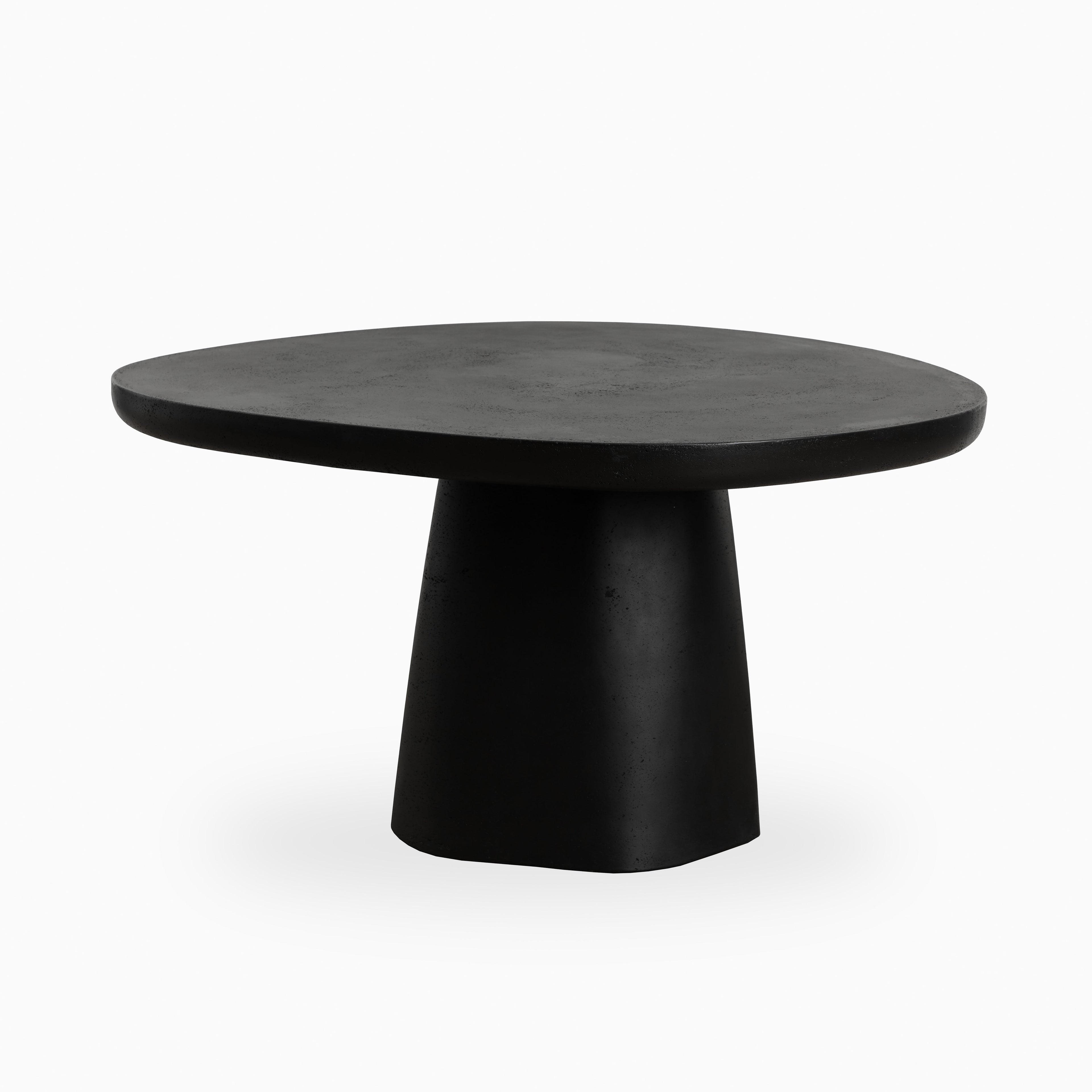 Selena 55 Outdoor Dining Table in Black