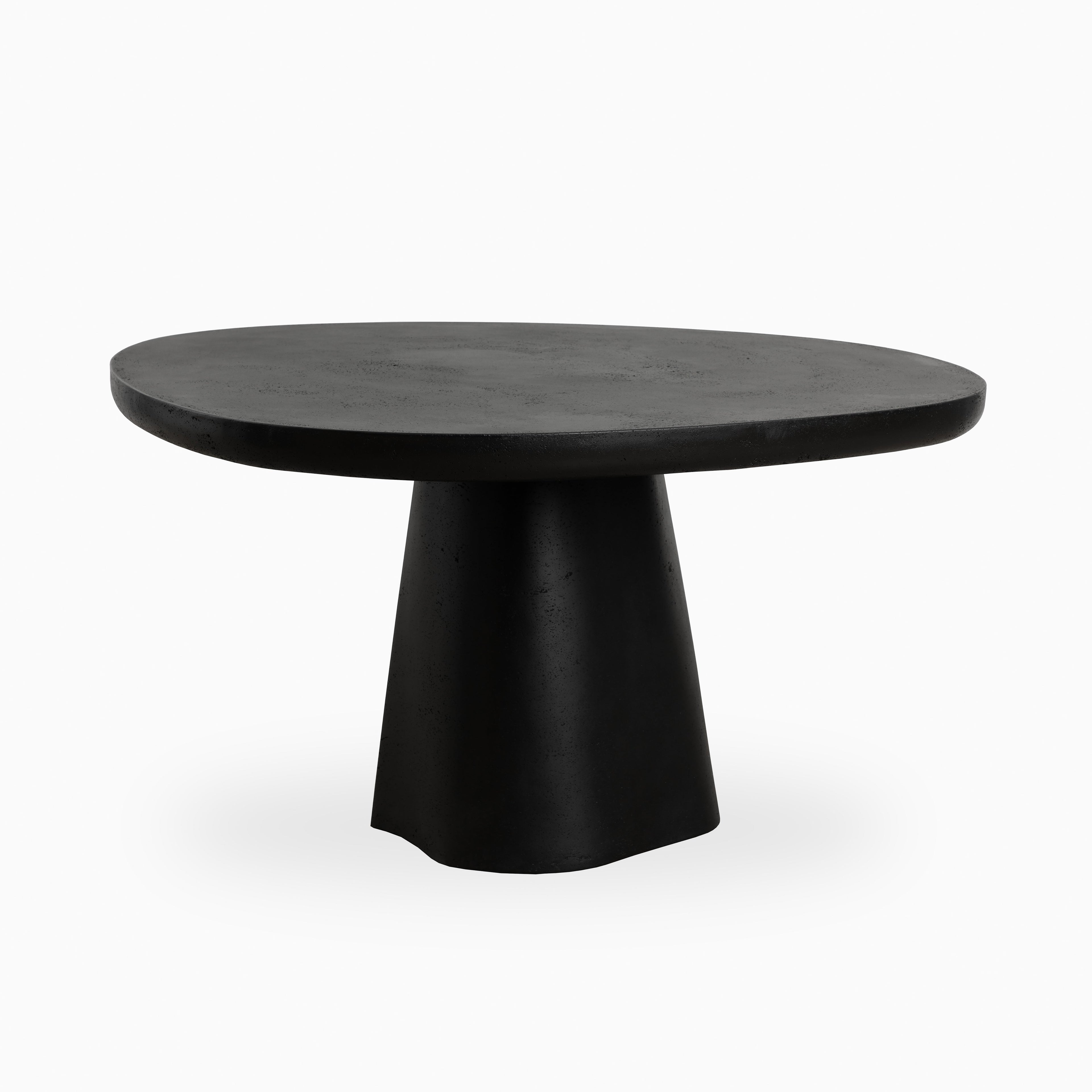 Selena 55 Outdoor Dining Table in Black