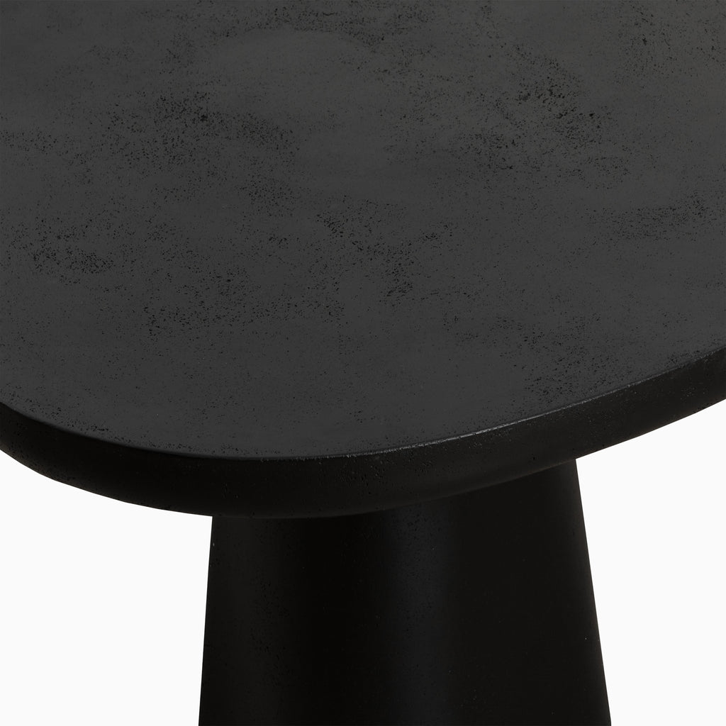 Selena 55 Outdoor Dining Table in Black