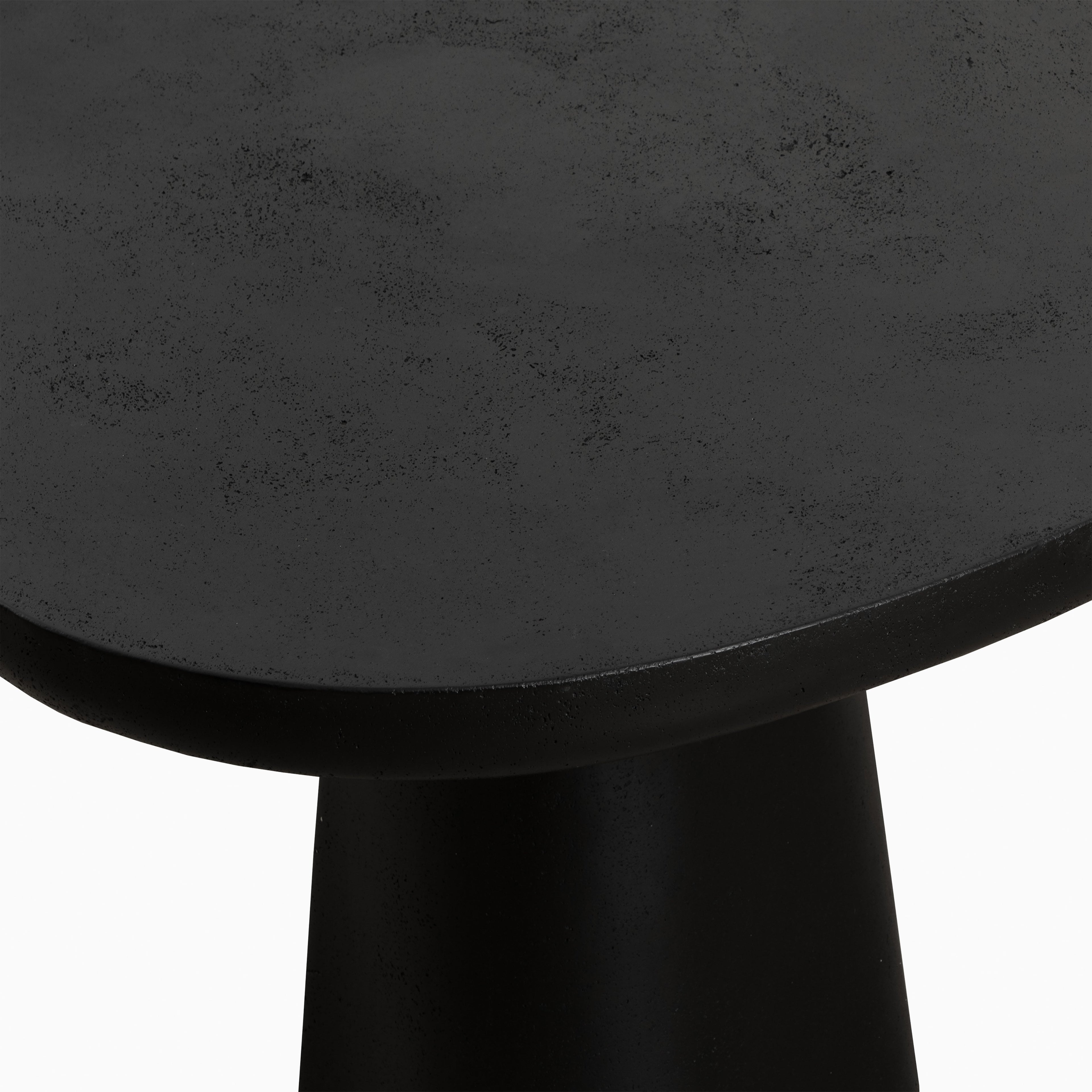 Selena 55 Outdoor Dining Table in Black
