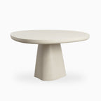Selena 55 Outdoor Dining Table in Cream