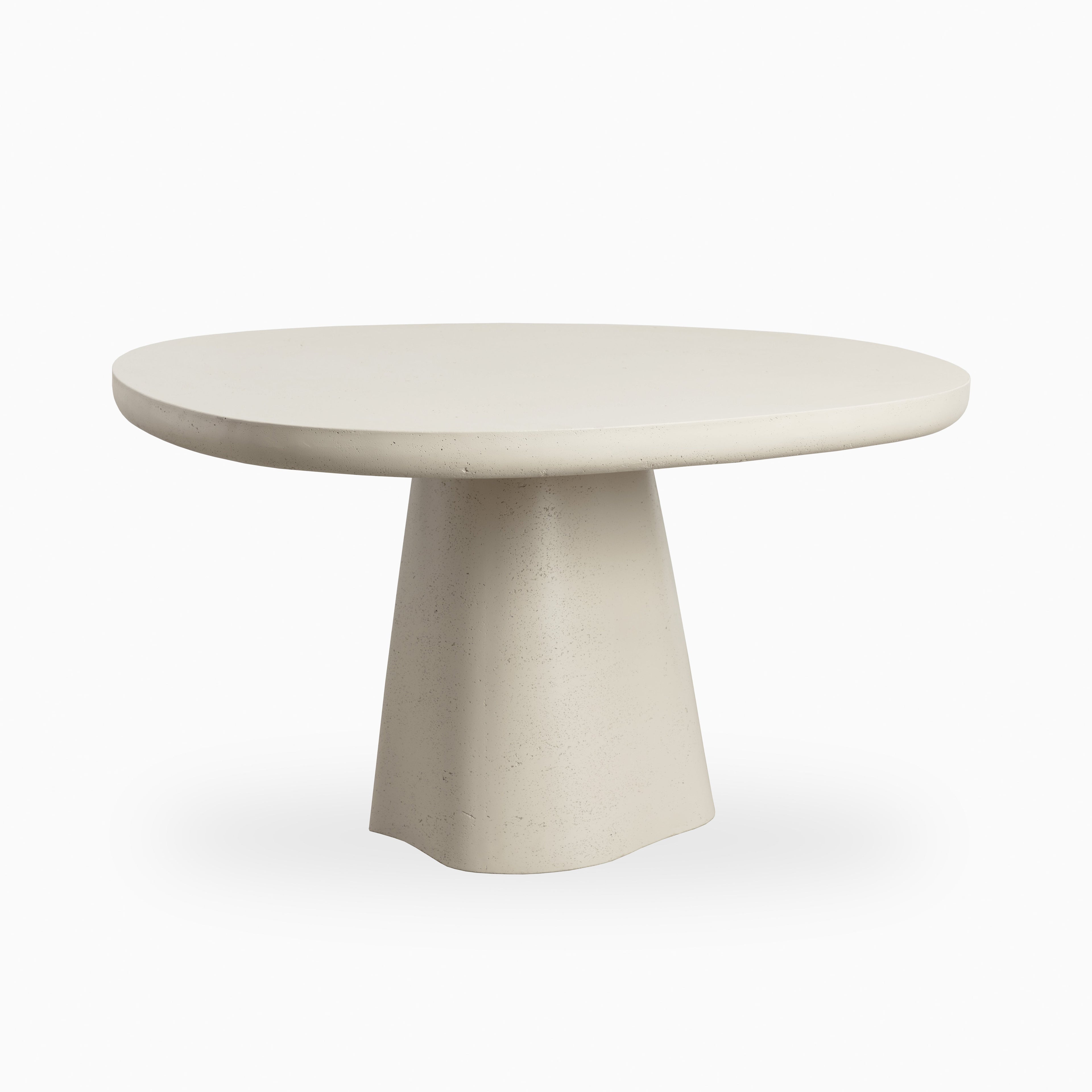 Selena 55 Outdoor Dining Table in Cream
