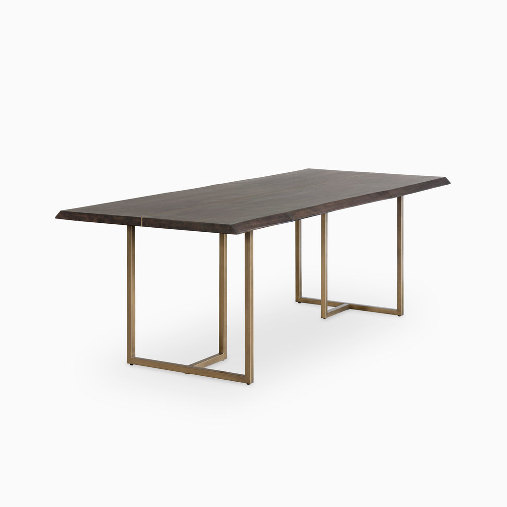 Dominic 95 Dining Table in Dark Mango
