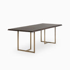 Dominic 95 Dining Table in Dark Mango