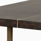 Dominic 95 Dining Table in Dark Mango