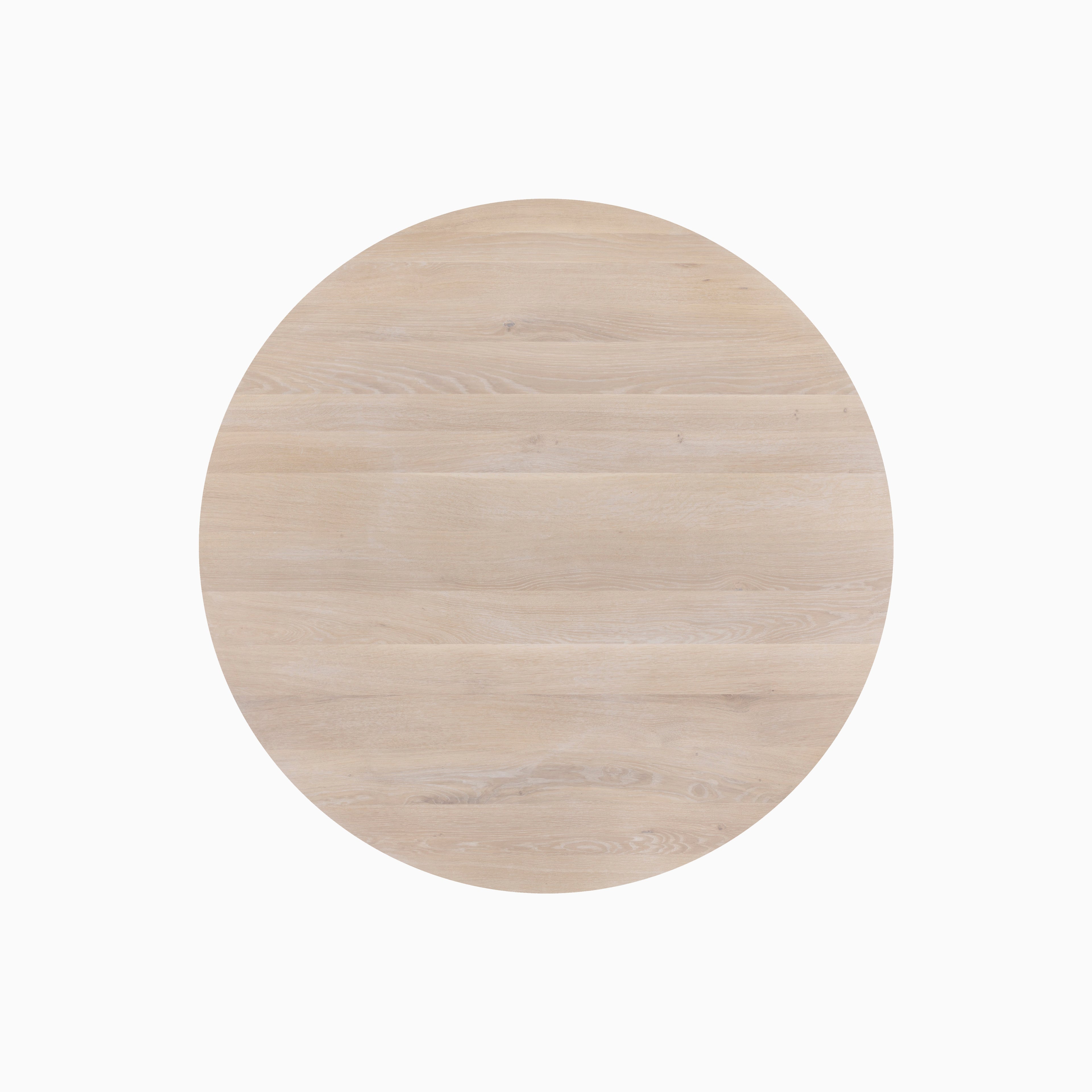 Alice 54 Round Dining Table in Light Oak