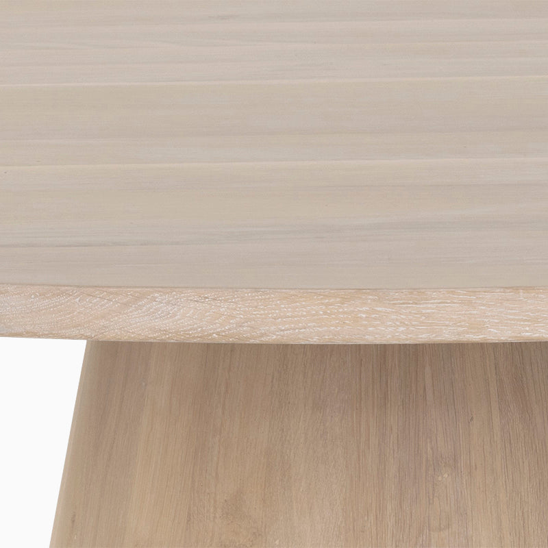 Alice 54 Round Dining Table in Light Oak
