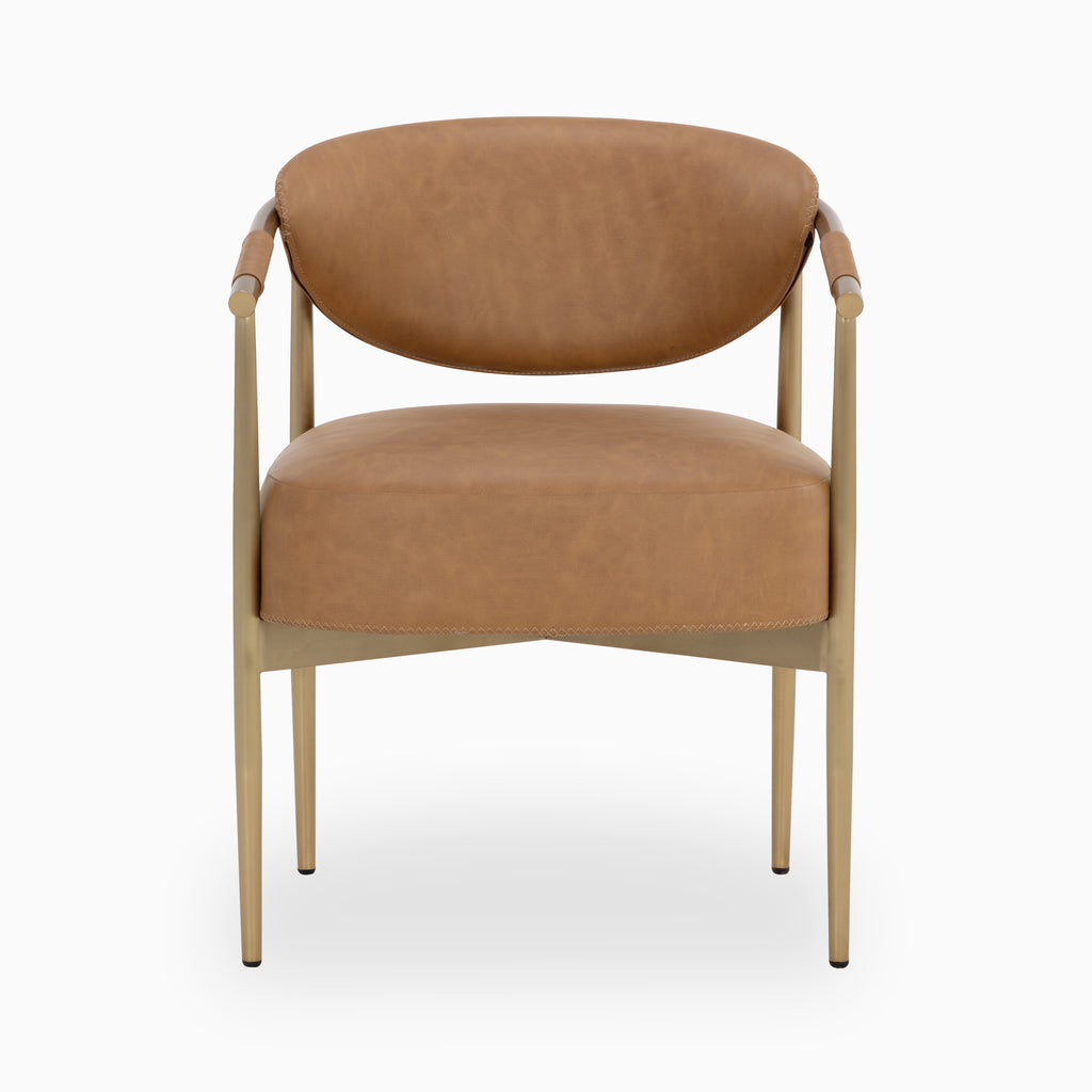 Crawford Dining Chair in Brown