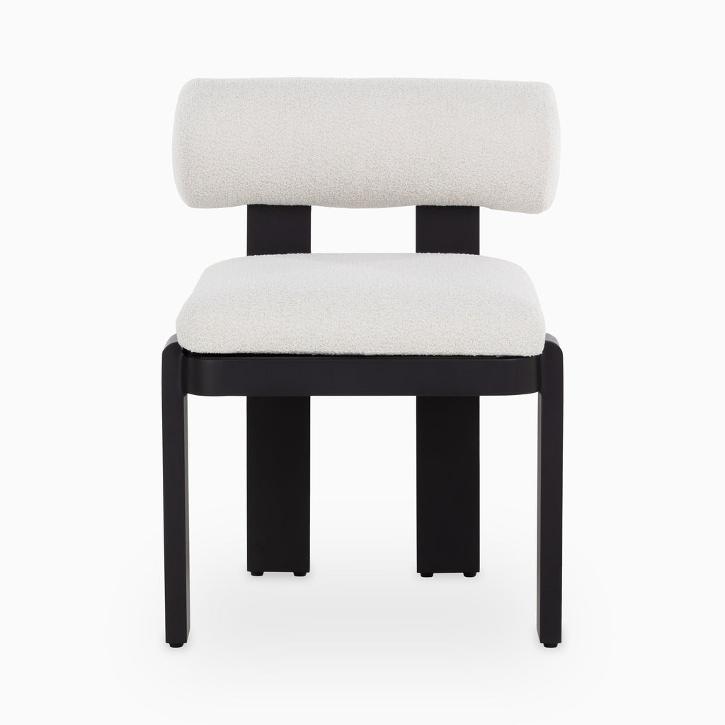 Clark Outdoor Dining Chairs in Louis Cream, Set of 2