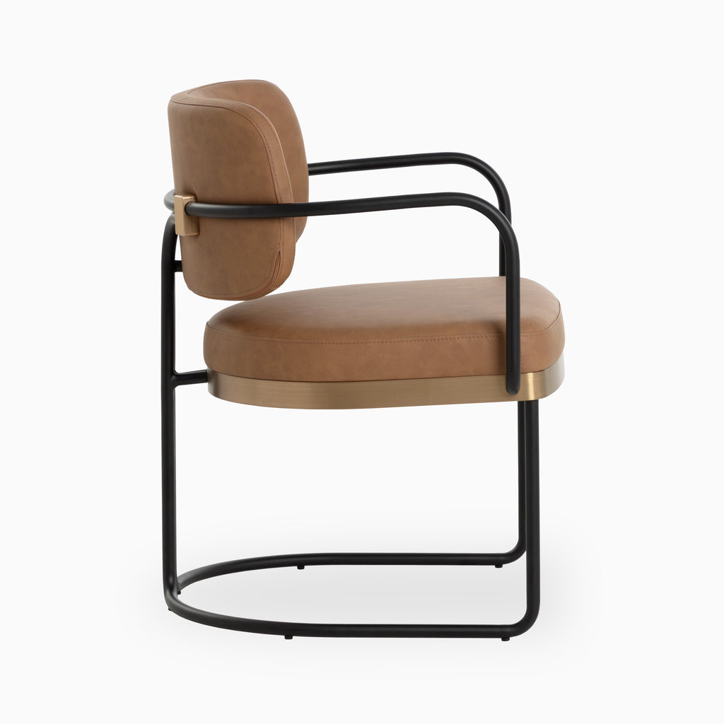 Bower Dining Chair in Brown
