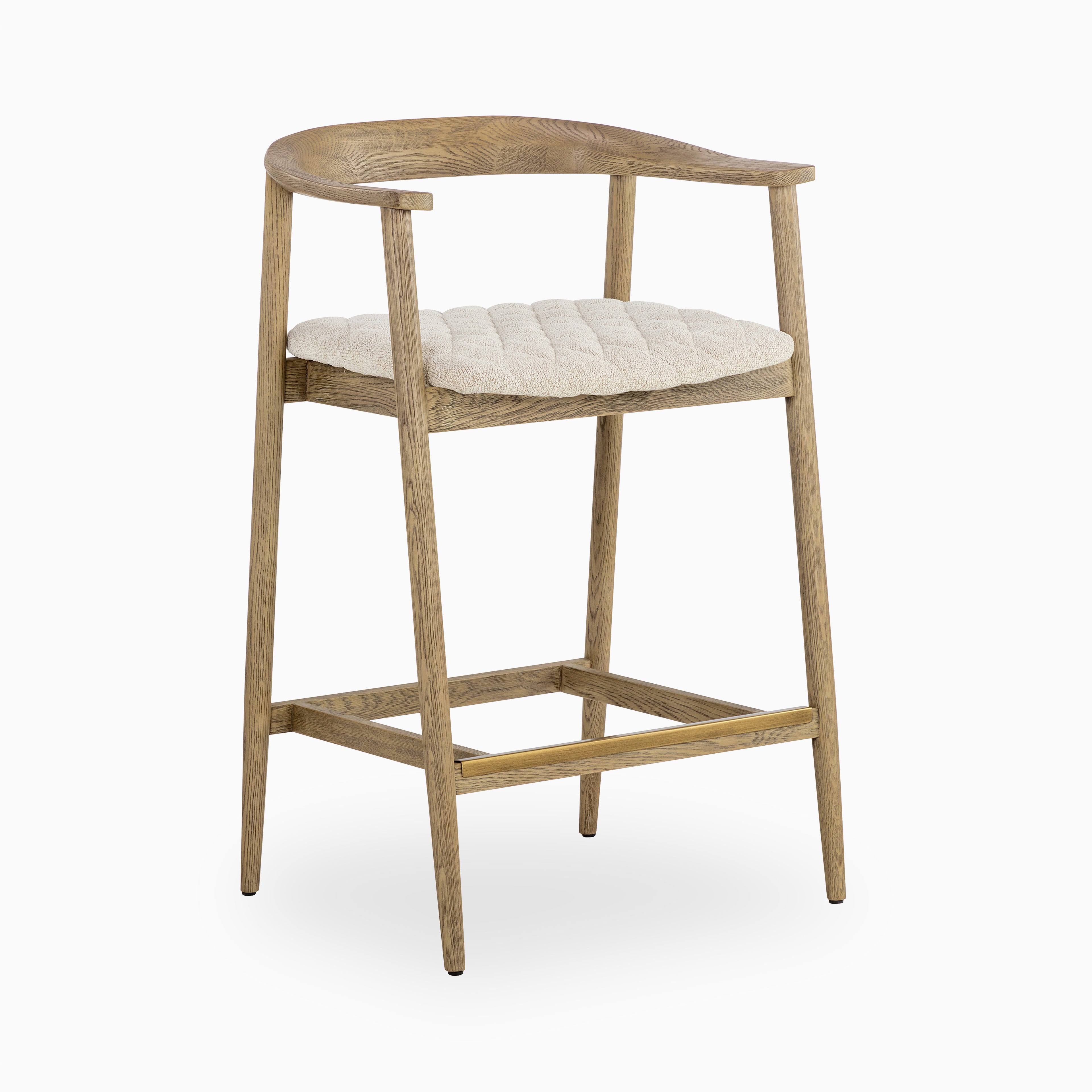 Joel Counter Stool in Dove Cream