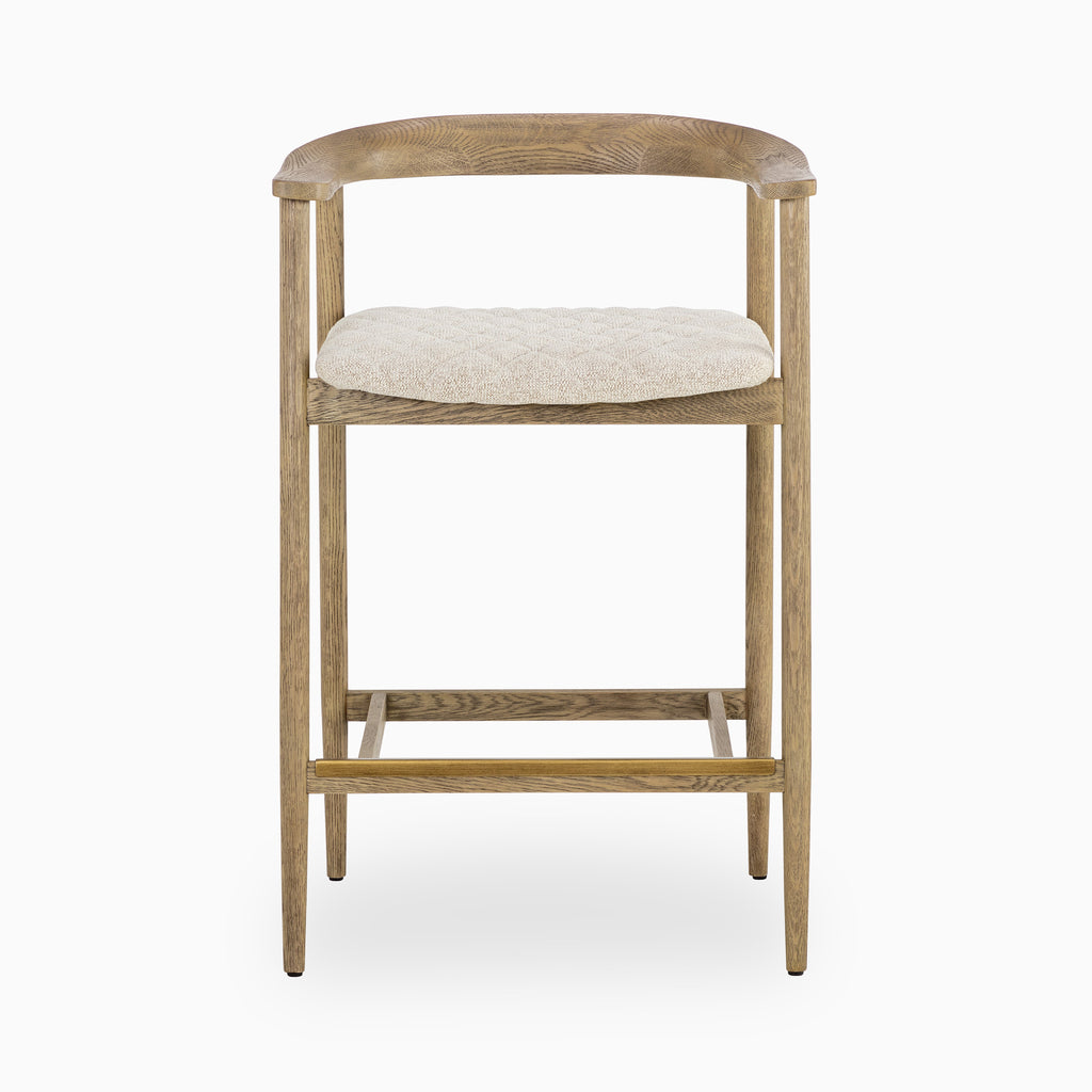 Joel Counter Stool in Dove Cream