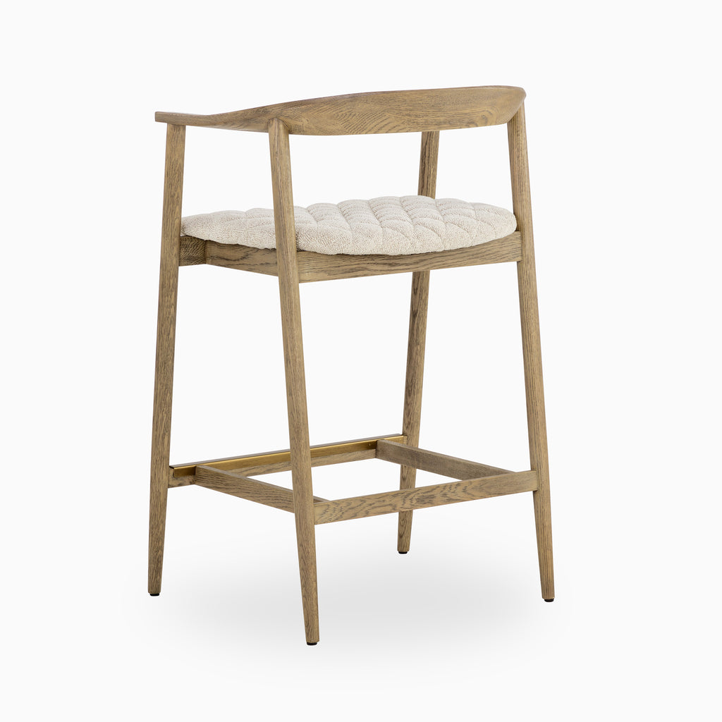 Joel Counter Stool in Dove Cream