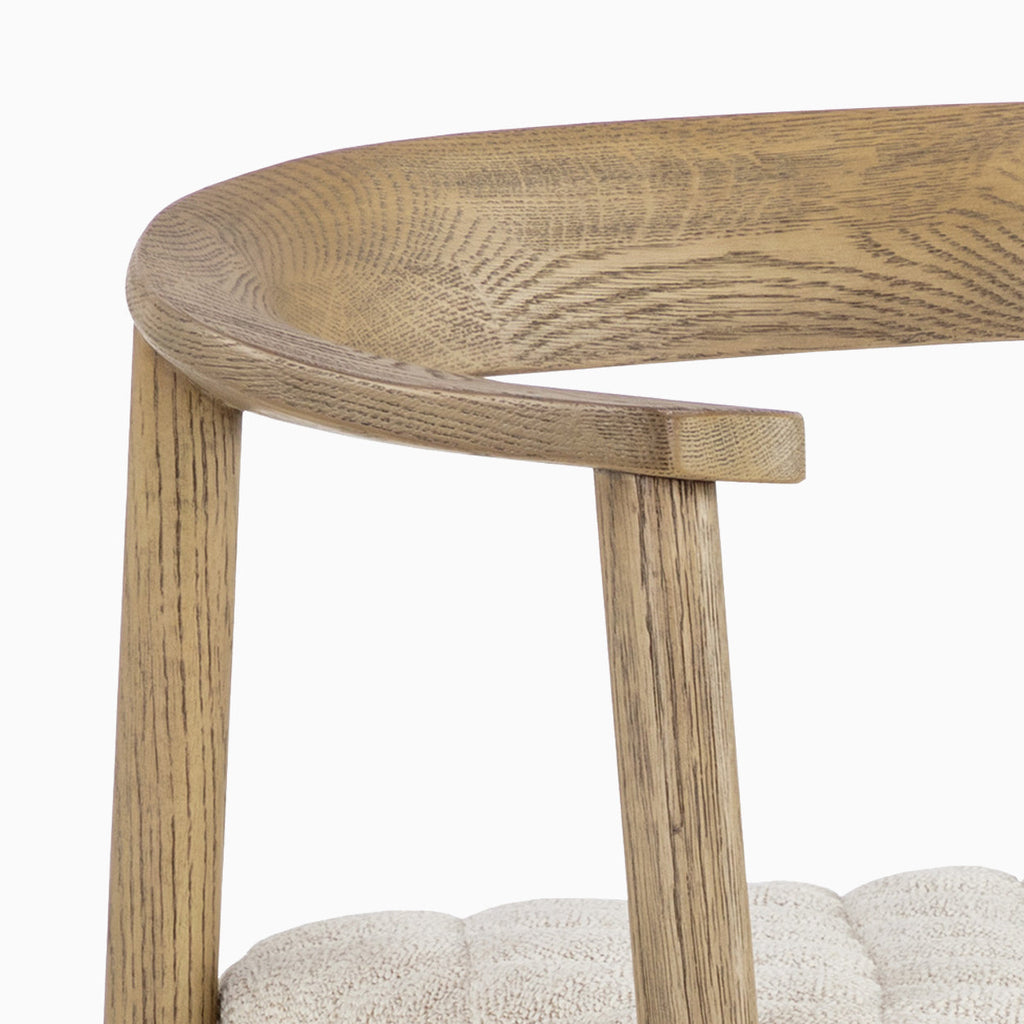 Joel Counter Stool in Dove Cream