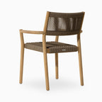 Kendra Outdoor Dining Chairs in Natural, Set of 2