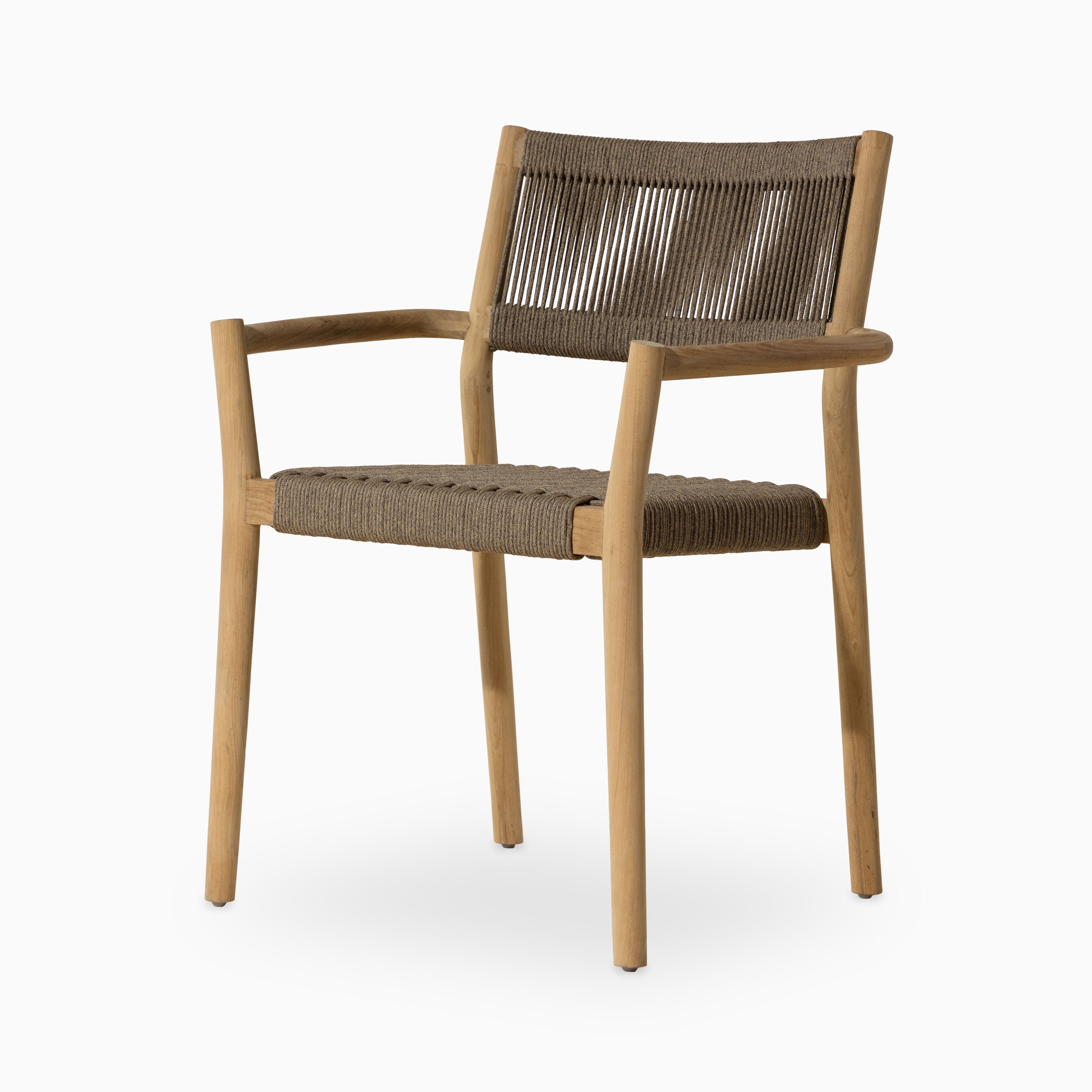 Kendra Outdoor Dining Chairs in Natural, Set of 2