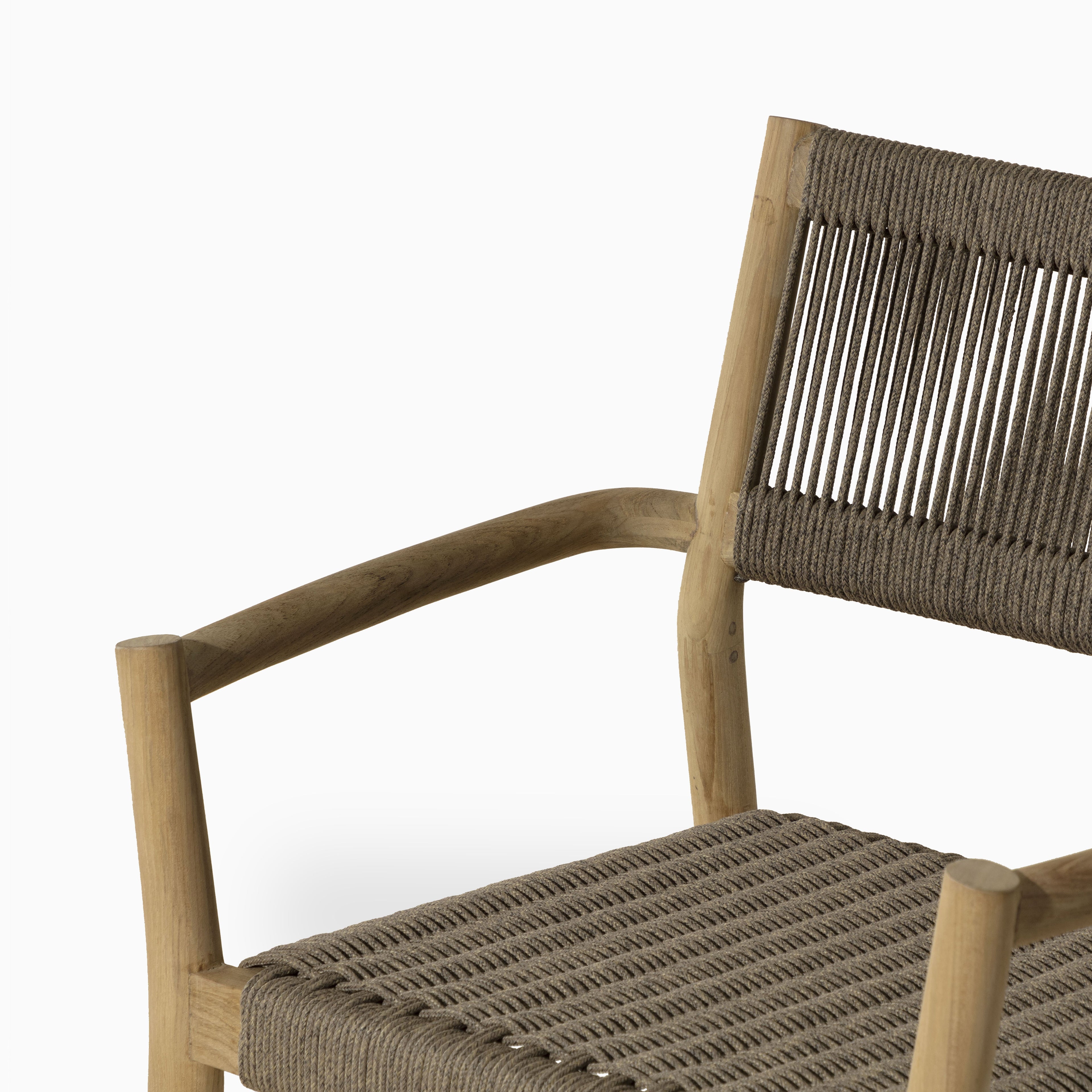 Kendra Outdoor Dining Chairs in Natural, Set of 2