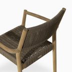 Kendra Outdoor Dining Chairs in Natural, Set of 2