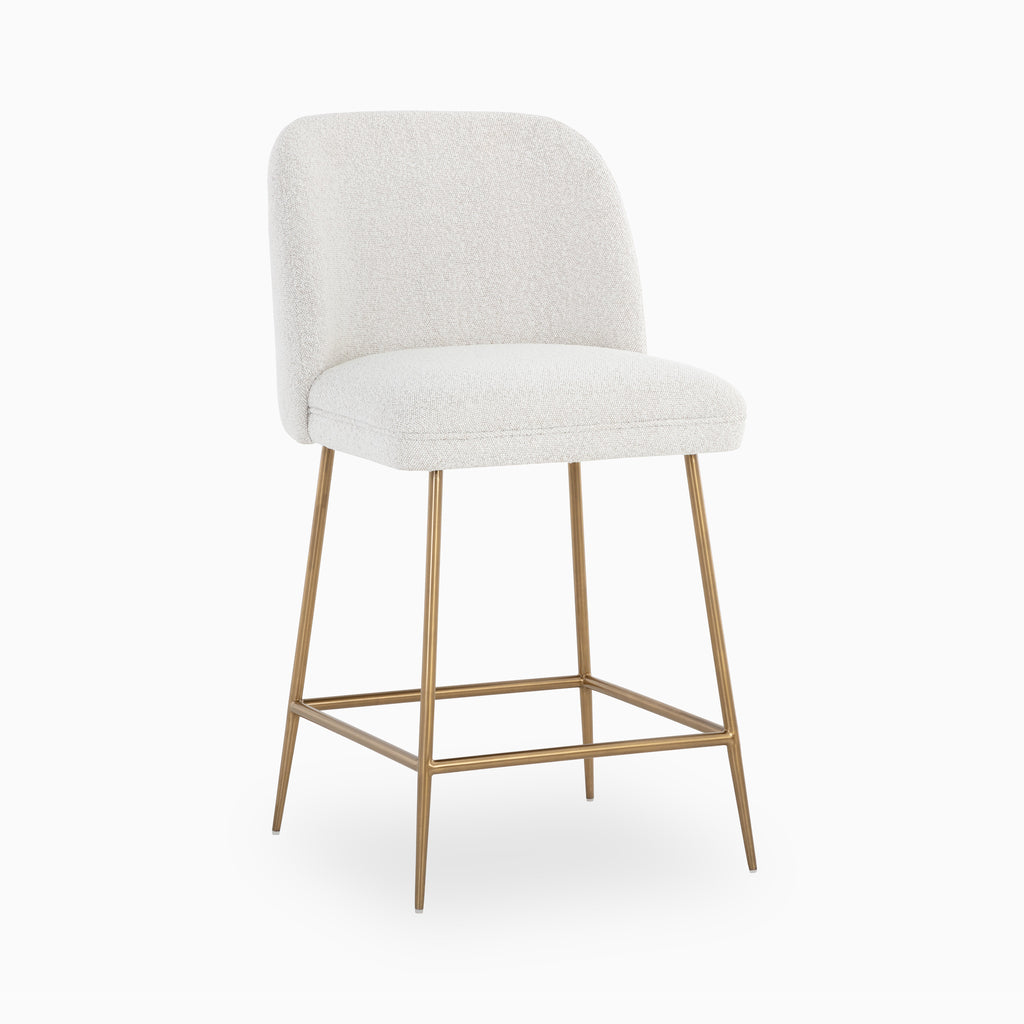 Kelsie Counter Stool in Copenhagen White