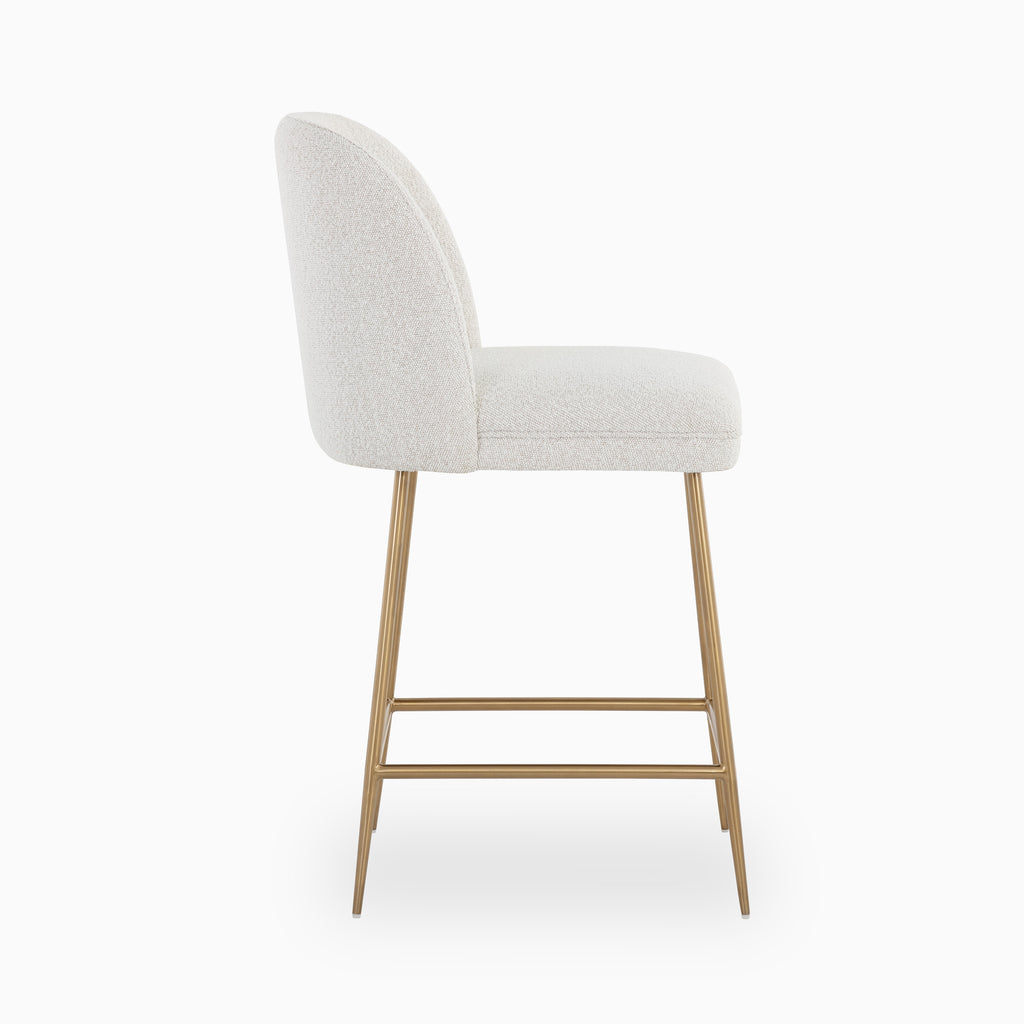 Kelsie Counter Stool in Copenhagen White