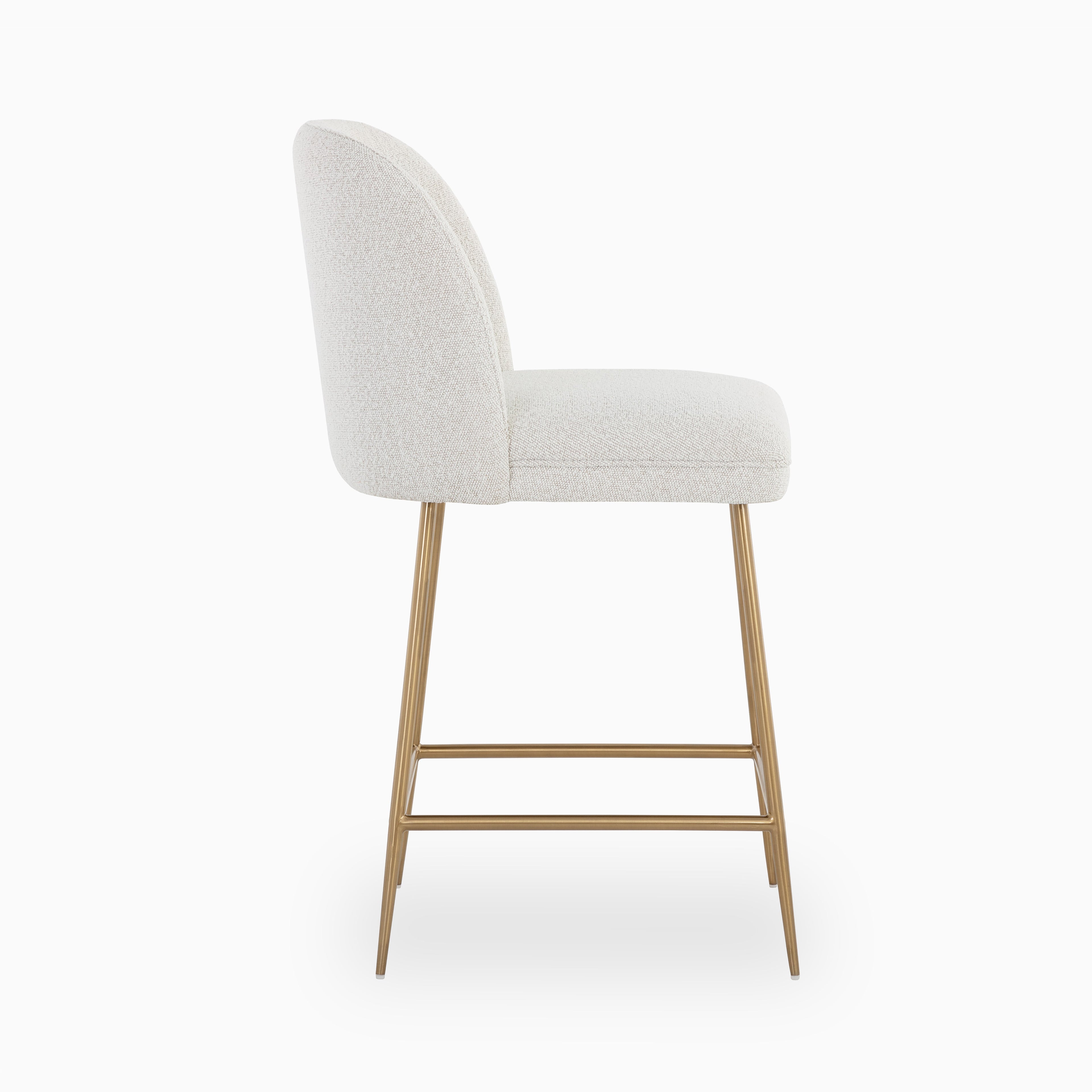 Kelsie Counter Stool in Copenhagen White