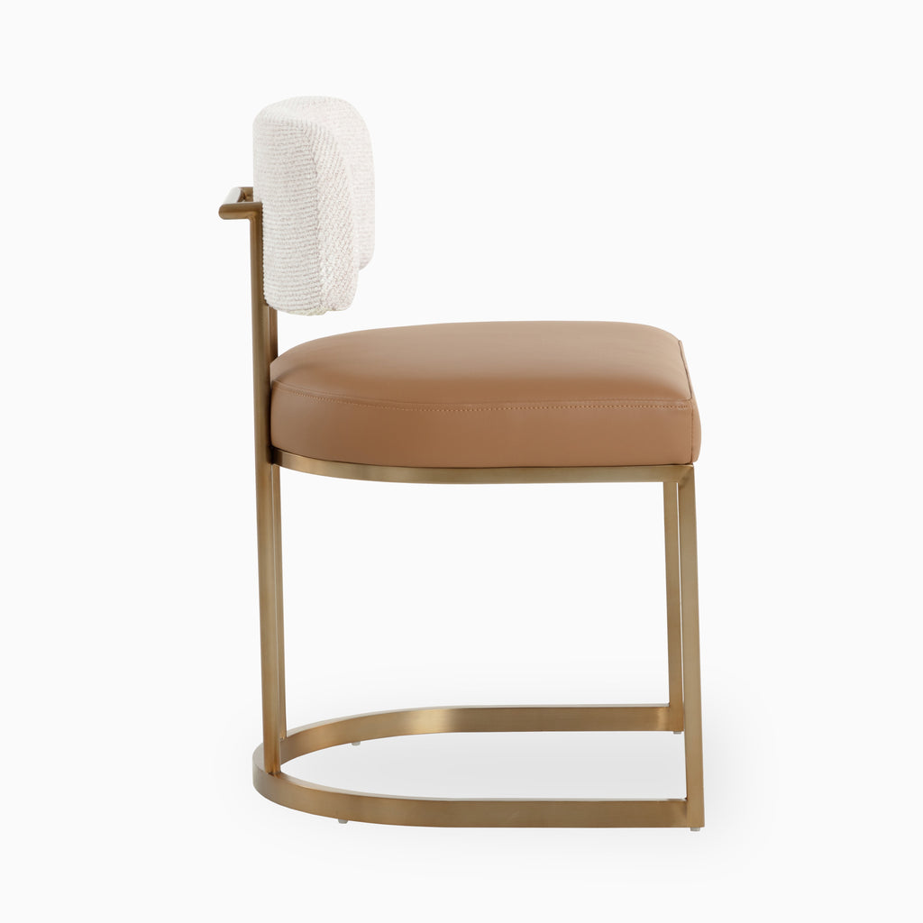 Kenzie Dining Chair in Napa Cognac