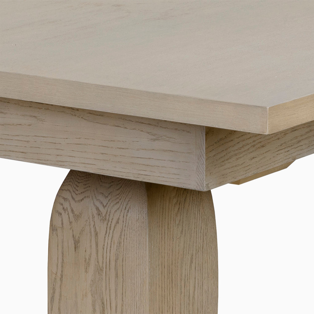 Rebecca 86 to 120 Dining Table in Greige