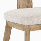 Rita Dining Chairs in Taupe, Set of 2