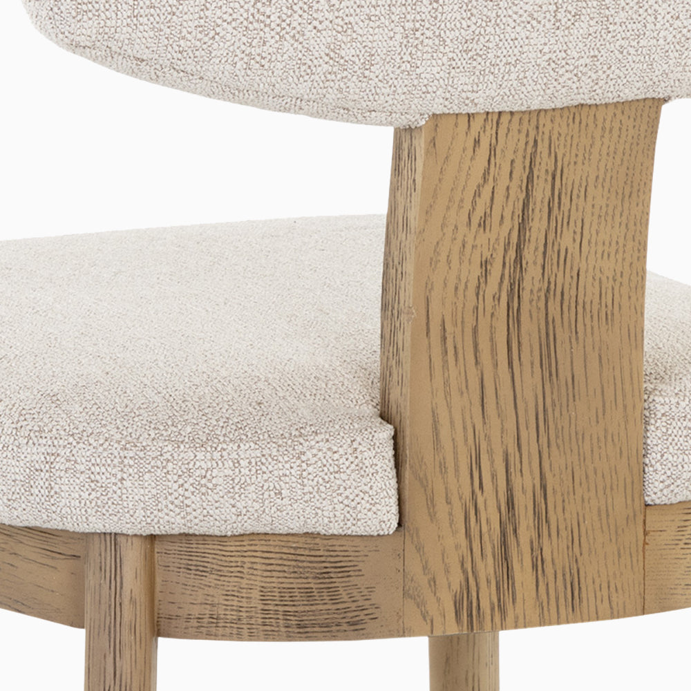 Rita Dining Chairs in Taupe, Set of 2