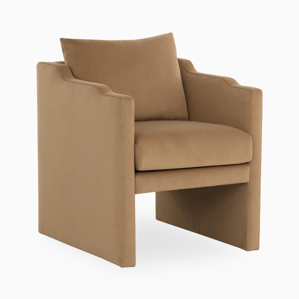 Meuller Lounge Chair in Brown