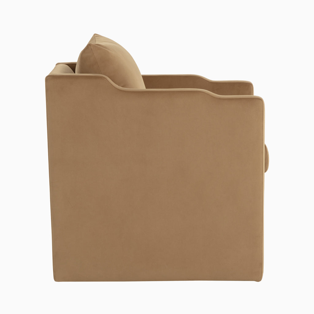 Meuller Lounge Chair in Brown