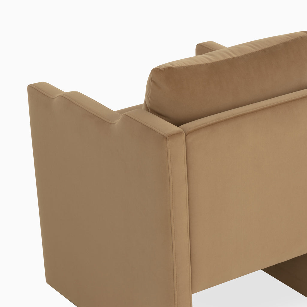 Meuller Lounge Chair in Brown