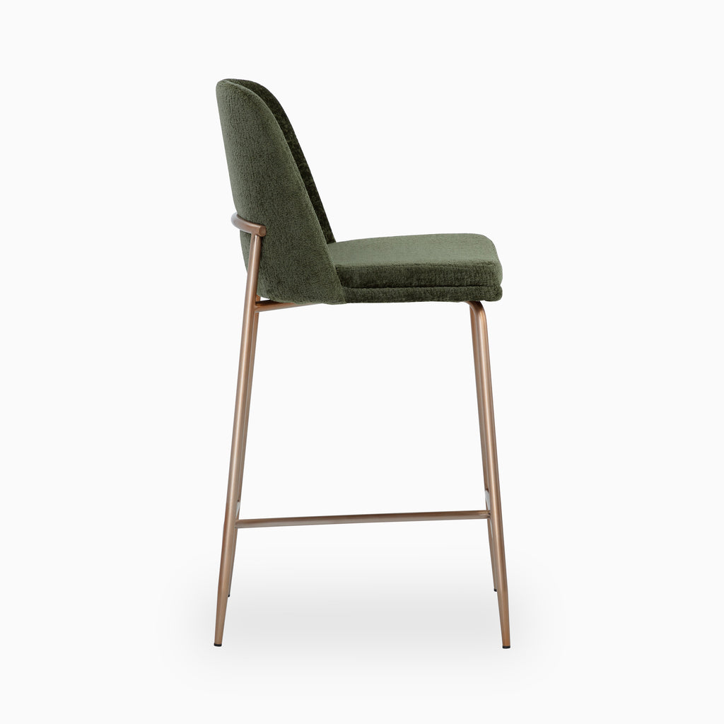 Shaw Counter Stool in Bergen Olive