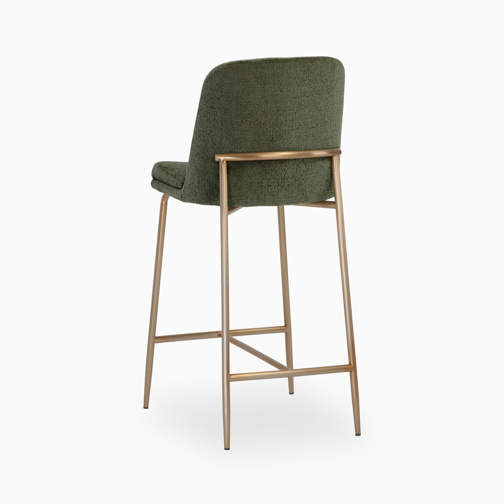 Shaw Counter Stool in Bergen Olive