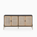 Large Aria Sideboard in Black and Gold
