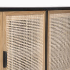 Large Aria Sideboard in Black and Gold