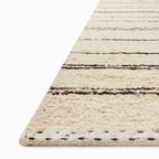 Bowie Wool Blend Rug in Sand / Graphite